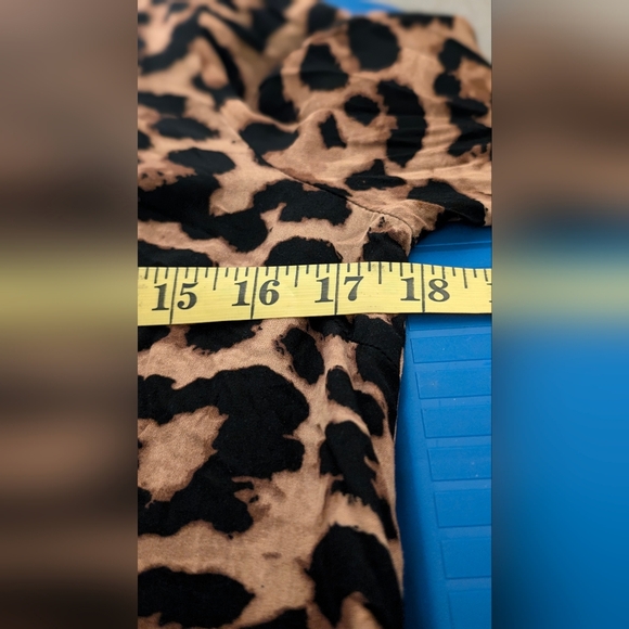 Nasty Gal High Collar Leopard Print Mini Dress  0 - Picture 7 of 9